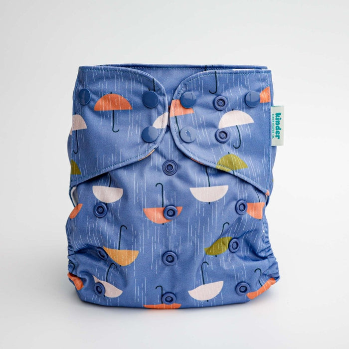 Space and Sky: Essentials Pocket Cloth Diaper with Athletic Wicking Jersey, Grows with your Baby