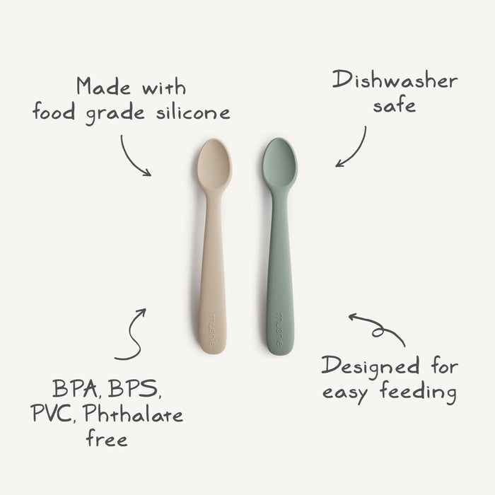 Silicone Feeding Spoons - Nature Baby Outfitter