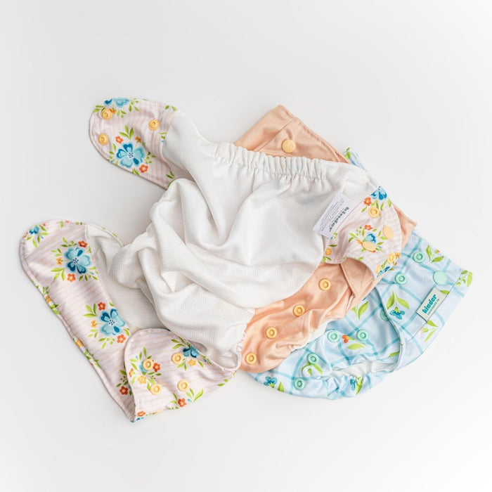 Reusable Swim Diapers with Athletic Wicking Jersey (7-60lbs)