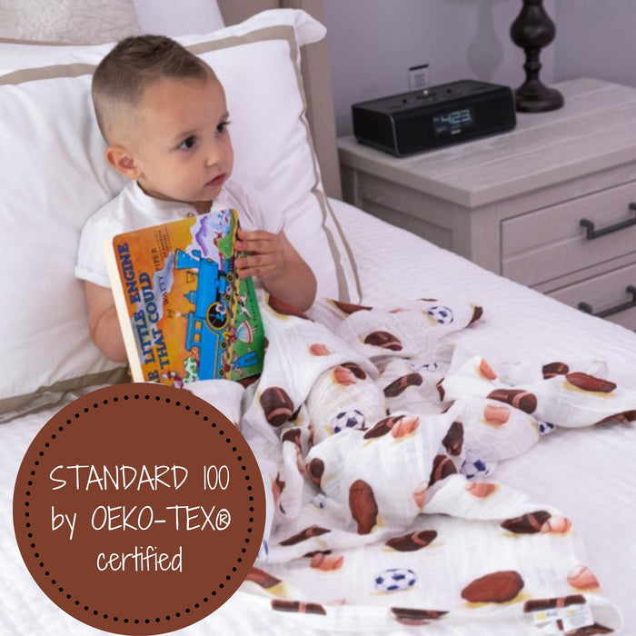 Go Sports! Swaddle Blanket
