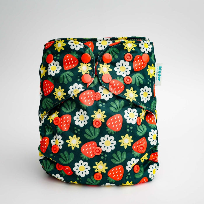 Nature: Essentials Pocket Cloth Diaper with Athletic Wicking Jersey, Grows with your Baby