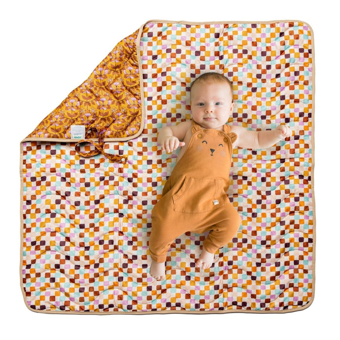 Anywhere Adventure Play Mat, Featuring Quilted Wipeable Machine Washable Fabric