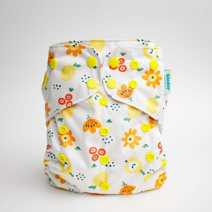 Nature: Essentials Pocket Cloth Diaper with Athletic Wicking Jersey, Grows with your Baby