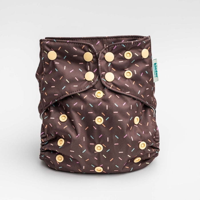 Food: Essentials Pocket Cloth Diaper with Athletic Wicking Jersey, Grows with your Baby
