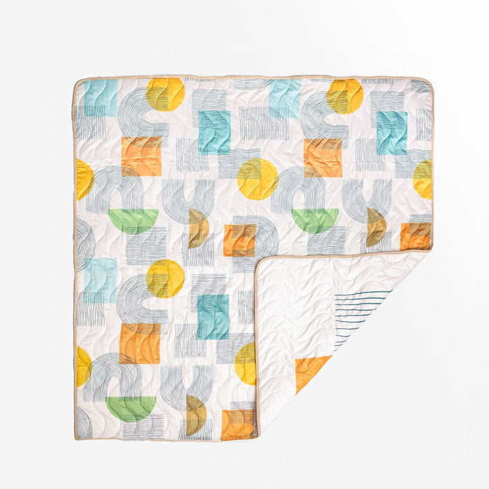 Anywhere Adventure Play Mat, Featuring Quilted Wipeable Machine Washable Fabric