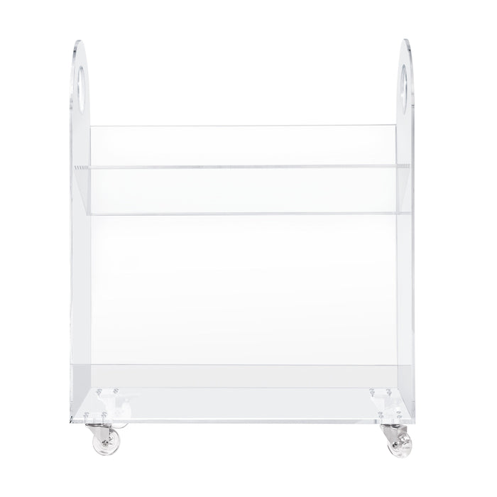 Babyletto Presto Acrylic Bookcase and Cart