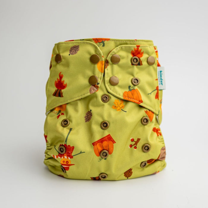 Nature: Essentials Pocket Cloth Diaper with Athletic Wicking Jersey, Grows with your Baby