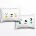 2-pack Happy Faces Standard Size Pillowcases - Nature Baby Outfitter