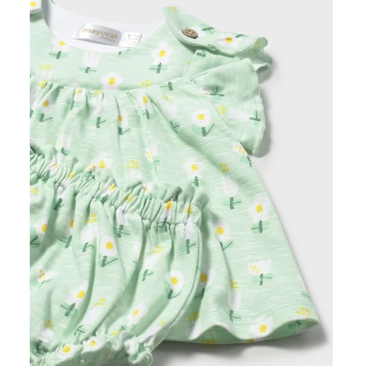 Daisy Print Dress with Bloomers