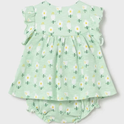 Daisy Print Dress with Bloomers