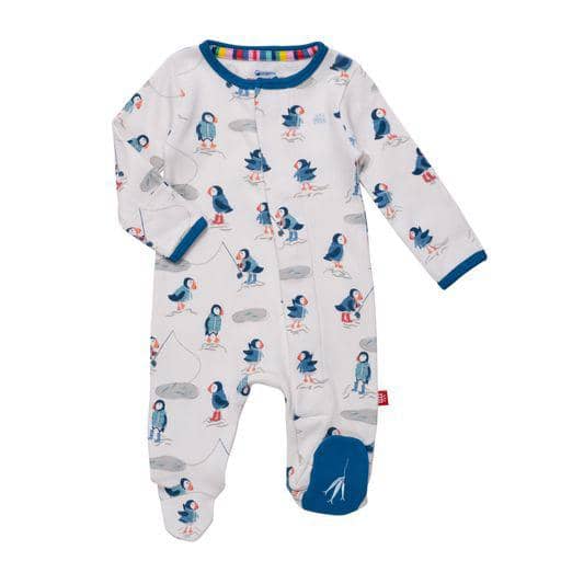 Stud Puffin Organic Cotton Magnetic Footies