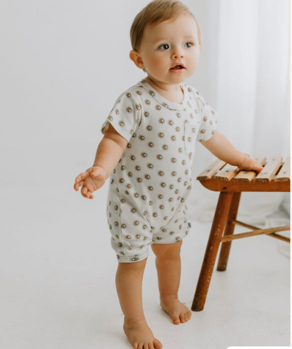 short sleeve romper | sun
