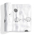 Hedgehog and mushrooms bamboo swaddle - Nature Baby Outfitter