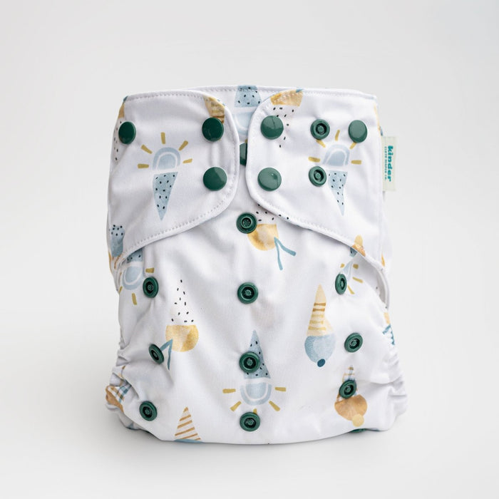Food: Essentials Pocket Cloth Diaper with Athletic Wicking Jersey, Grows with your Baby