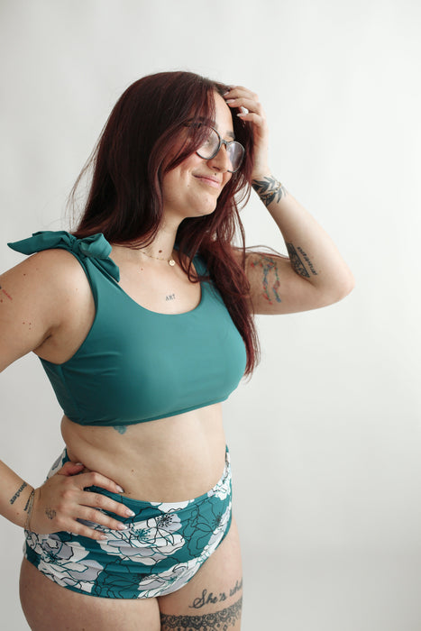 Tie Shoulder Breastfeeding Bikini Swimsuit Top - Nature Baby Outfitter