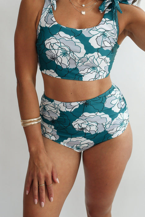 Full Coverage High Waist Bikini Bottoms - Nature Baby Outfitter
