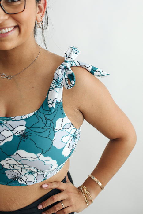 Tie Shoulder Breastfeeding Bikini Swimsuit Top - Nature Baby Outfitter