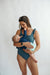 Ribbed One Piece Tie Shoulder Breastfeeding Swimsuit - Nature Baby Outfitter