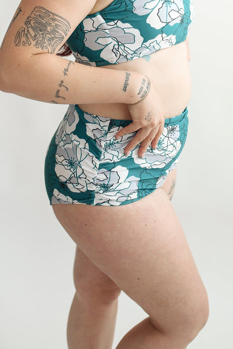 Full Coverage High Waist Bikini Bottoms - Nature Baby Outfitter