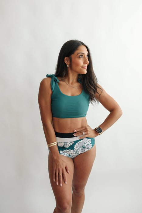 Tie Shoulder Breastfeeding Bikini Swimsuit Top - Nature Baby Outfitter