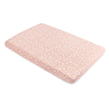 Daisy Organic Muslin Mini Crib Sheet