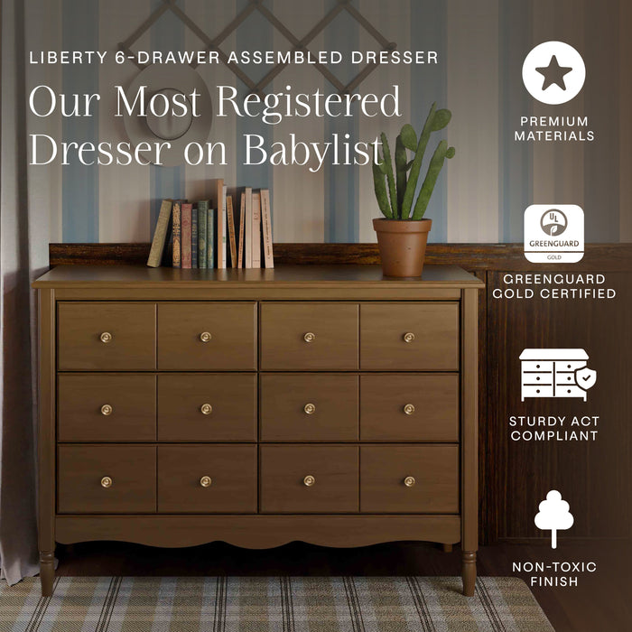 Namesake Liberty 6-Drawer Dresser - Nature Baby Outfitter