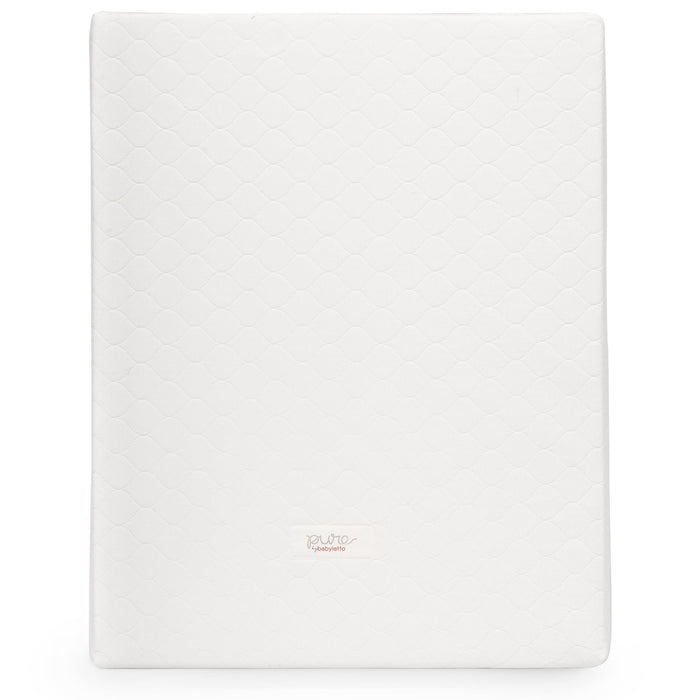 Babyletto Pure Core Midi Crib Mattress w/ Hybrid Quilted Waterproof Cover (Lightweight)