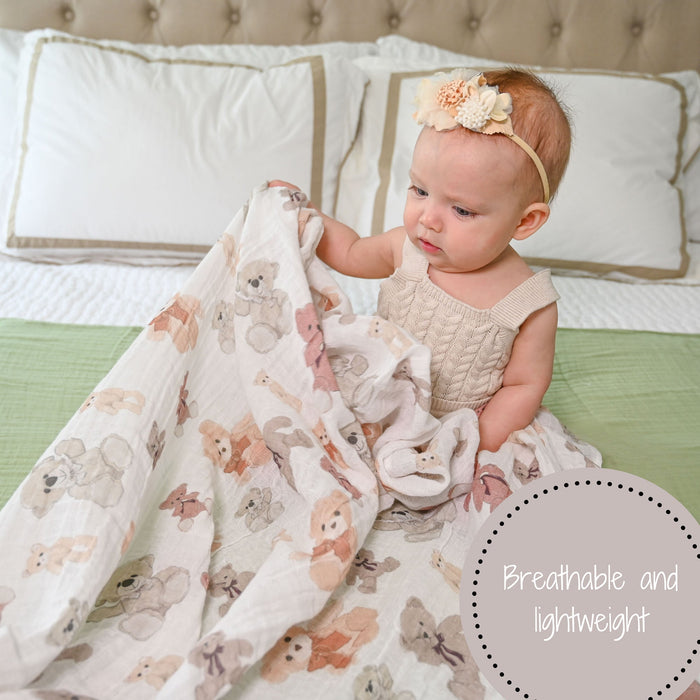 Bear Hugs Swaddle Blanket