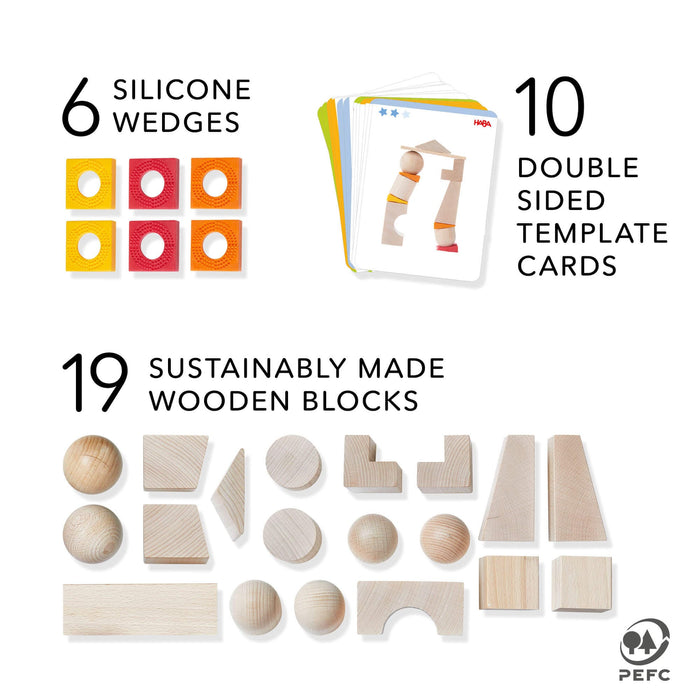 Teetering Towers Wooden Blocks - Nature Baby Outfitter