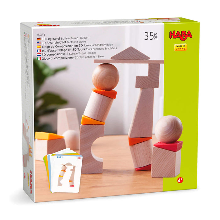 Teetering Towers Wooden Blocks - Nature Baby Outfitter