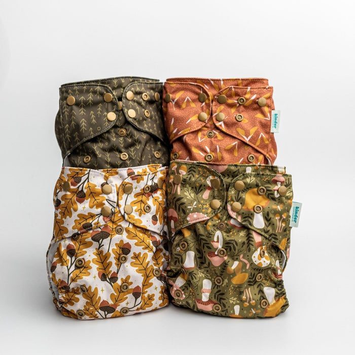 Nature: Essentials Pocket Cloth Diaper with Athletic Wicking Jersey, Grows with your Baby