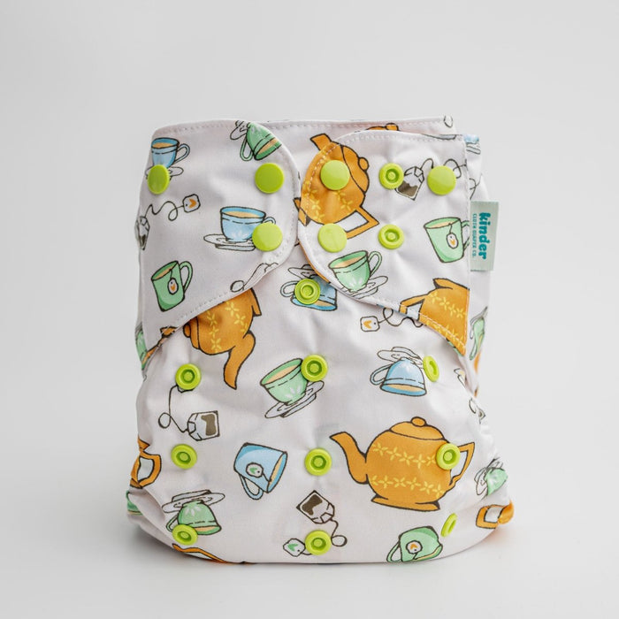 Food: Essentials Pocket Cloth Diaper with Athletic Wicking Jersey, Grows with your Baby