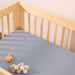 T29633DP,Babyletto,Dewdrop Muslin All-Stages Midi Crib Sheet in GOTS Certified Organic Cotton