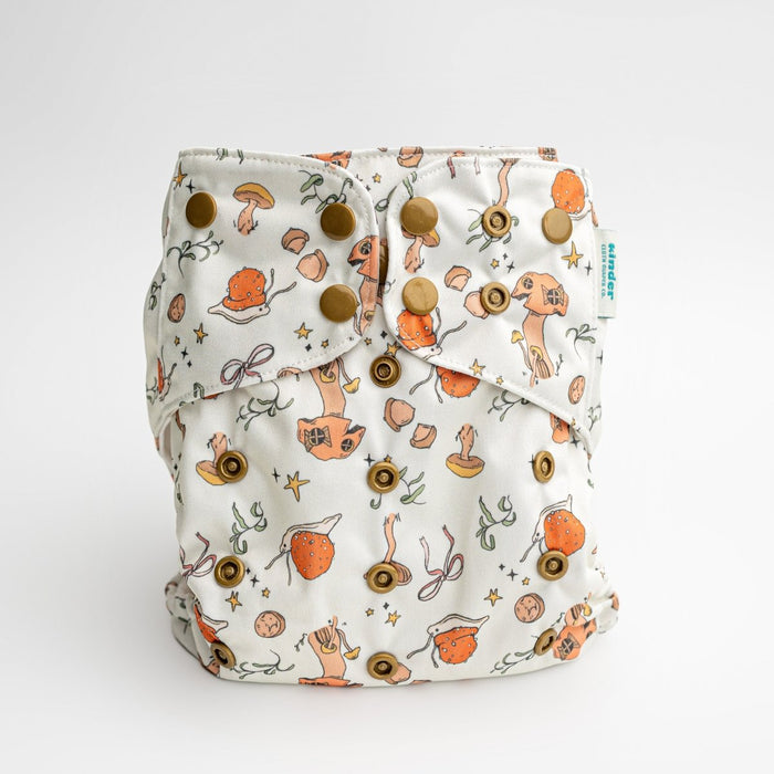 Nature: Essentials Pocket Cloth Diaper with Athletic Wicking Jersey, Grows with your Baby