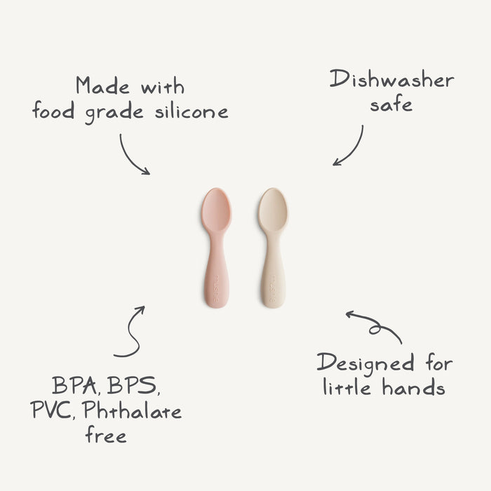 Silicone Toddler Starter Spoons - Nature Baby Outfitter