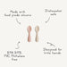 Silicone Toddler Starter Spoons - Nature Baby Outfitter