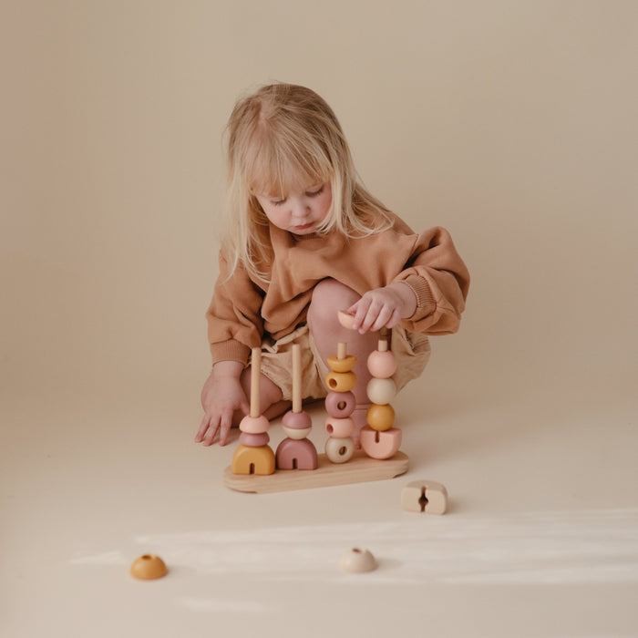 Wooden Multi Shape Stacker - Nature Baby Outfitter