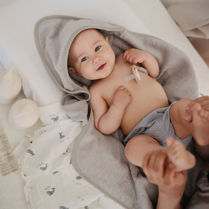 Organic Cotton Baby Hooded Towel - Nature Baby Outfitter