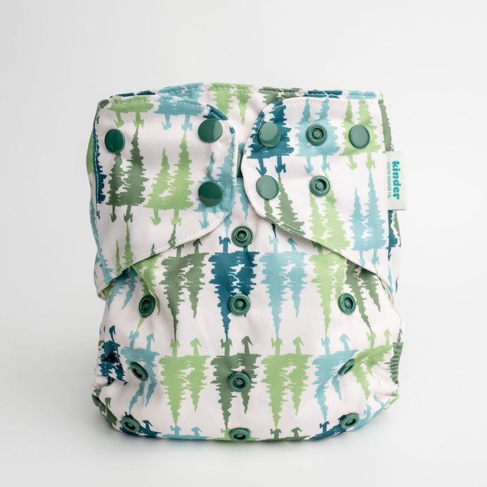 Nature: Essentials Pocket Cloth Diaper with Athletic Wicking Jersey, Grows with your Baby