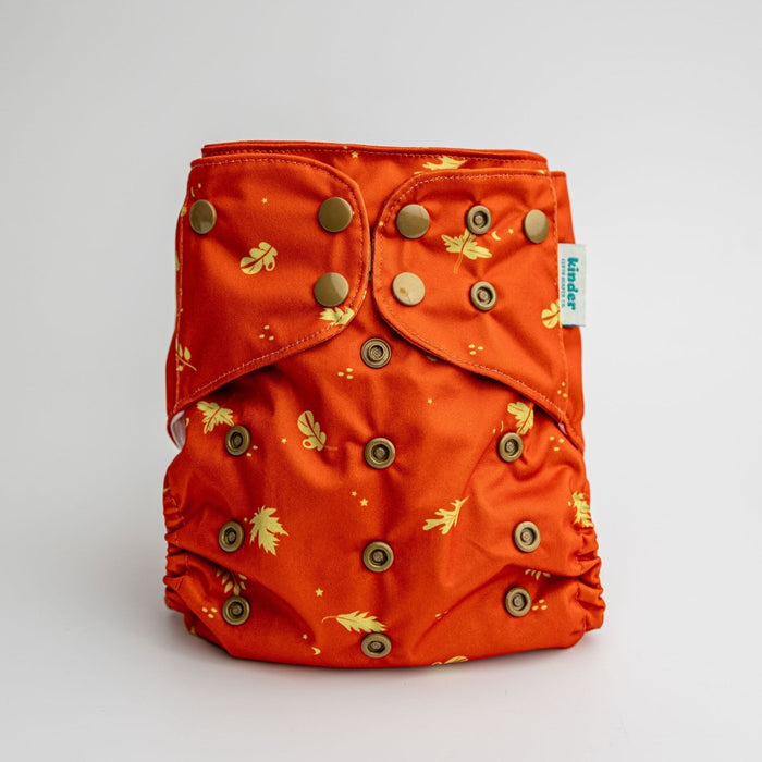Nature: Essentials Pocket Cloth Diaper with Athletic Wicking Jersey, Grows with your Baby