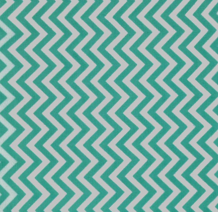 Turquoise Zig Zag Pattern Baby Paper