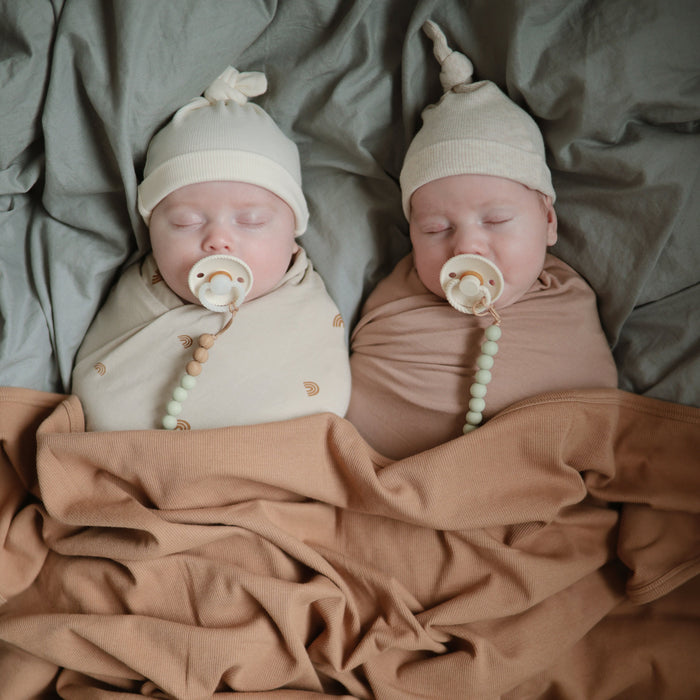 FRIGG Rope Natural Rubber Pacifier 2-Pack - Nature Baby Outfitter