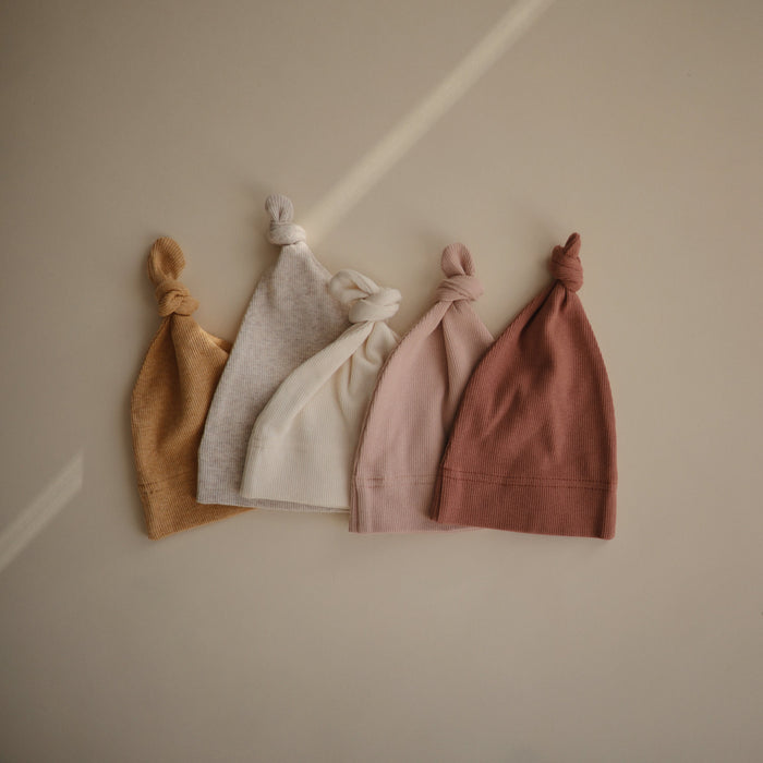 Ribbed Baby Beanie - Nature Baby Outfitter