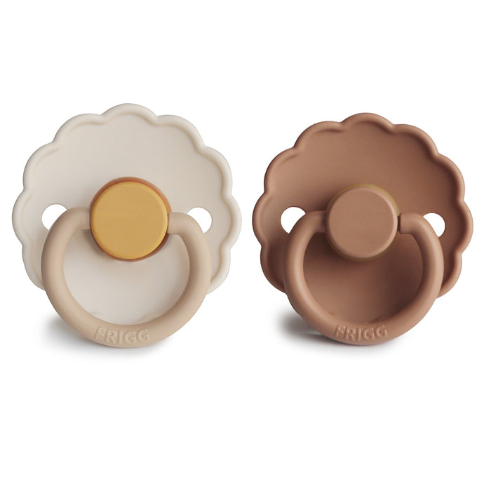 FRIGG Daisy Natural Rubber Pacifier 2-Pack - Nature Baby Outfitter