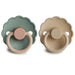 FRIGG Daisy Natural Rubber Pacifier 2-Pack - Nature Baby Outfitter