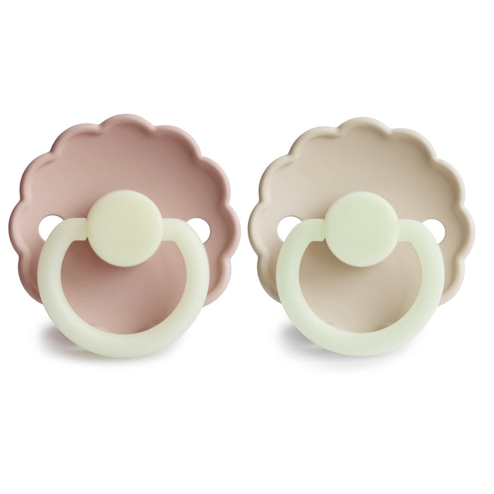 FRIGG Daisy Night Silicone Pacifier 2-Pack - Nature Baby Outfitter