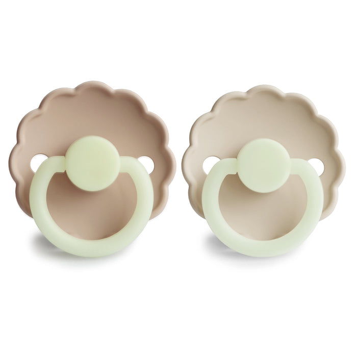 FRIGG Daisy Night Silicone Pacifier 2-Pack - Nature Baby Outfitter