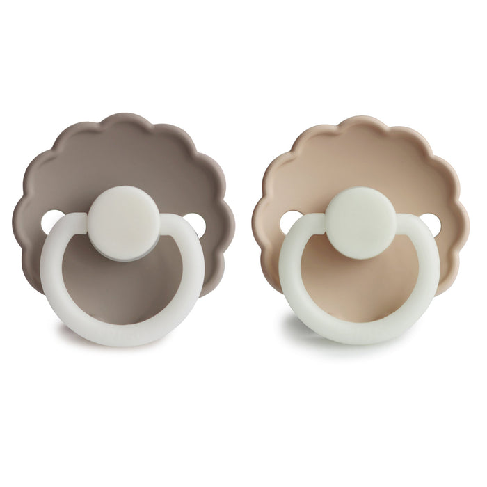 FRIGG Daisy Night Silicone Pacifier 2-Pack - Nature Baby Outfitter