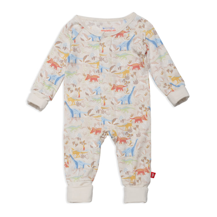 Ext Roar Dinary Modal Magnetic Grow with Me Convertible Romper/Sleeper