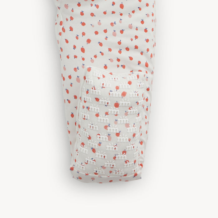Apple Blossom Magnetic Modal Ruffle Convertible Sleeper/Romper